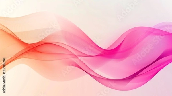 Obraz abstract background with dynamic flowing waves