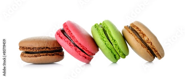Fototapeta macaron isolated on white background