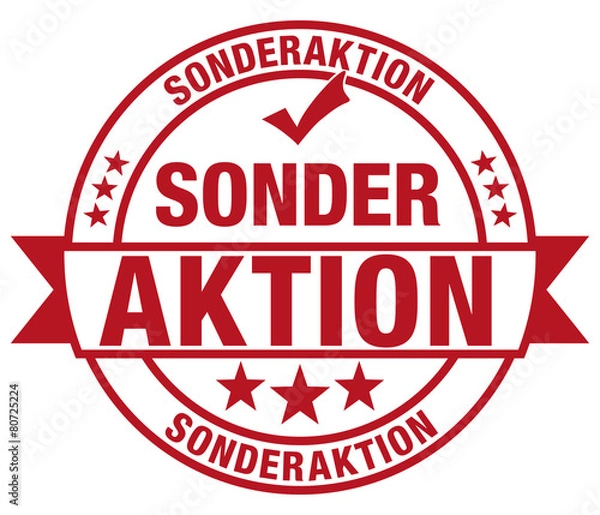 Obraz Sonderaktion Stempel