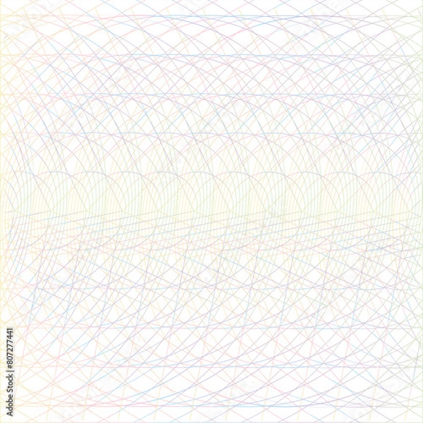 Fototapeta Abstract Geometric Pattern with Overlapping Lines and Gradient Background