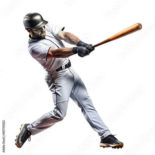 Obraz Baseball Player in a blue uniform