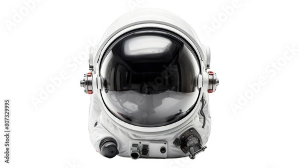 Obraz Astronaut Helmet isolated on transparent png background. Generative ai