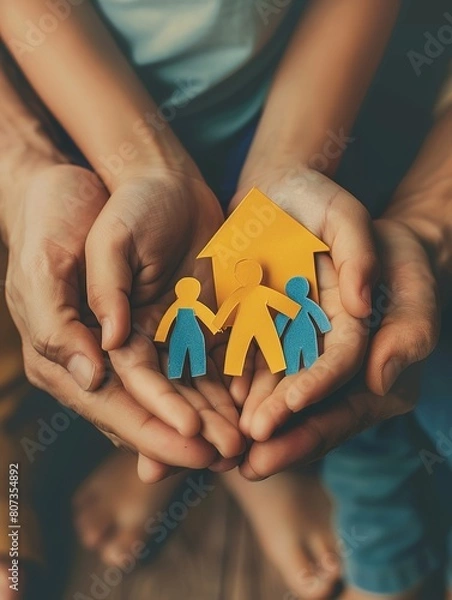 Fototapeta Family concept design