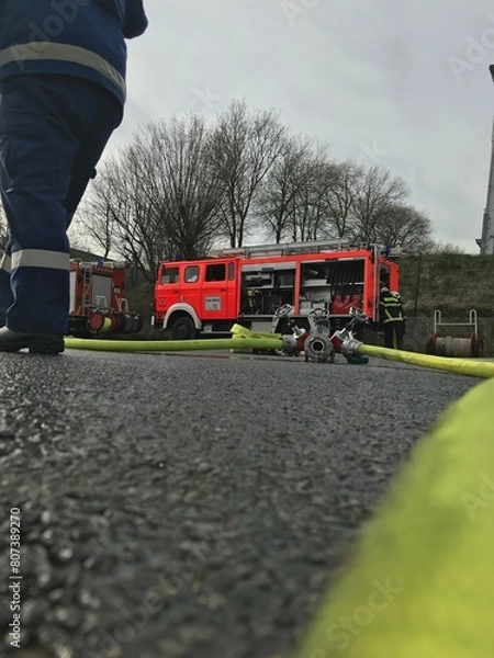 Fototapeta Feuerwehr 
