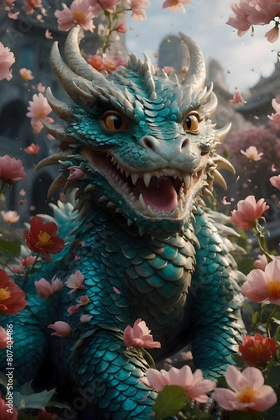 Obraz Mythical Fantasy Dragon