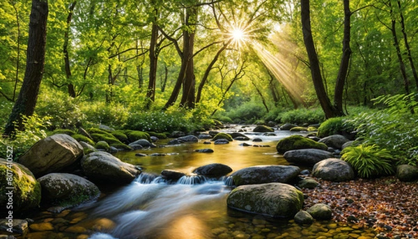 Obraz Serene Forest Sanctuary