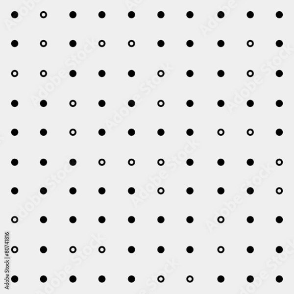 Obraz Vector seamless monochrome minimalistic pattern. Modern stylish