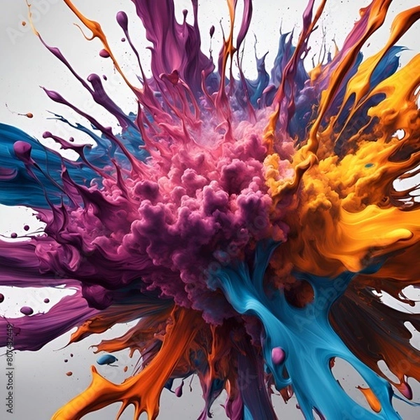 Fototapeta splashes background