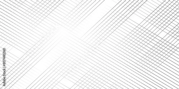 Obraz Abstract vector high tech parallel wave line elegant white striped diagonal line technology concept web texture. Vector gradient gray line abstract pattern Transparent monochrome striped minimal tech.