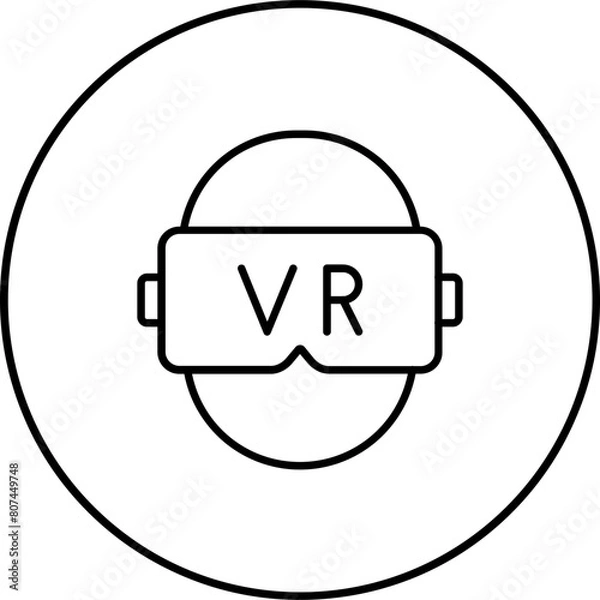 Fototapeta Vr Icon