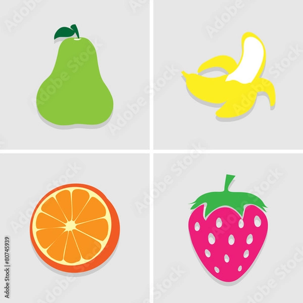 Fototapeta fruit icon great for any use. Vector EPS10.