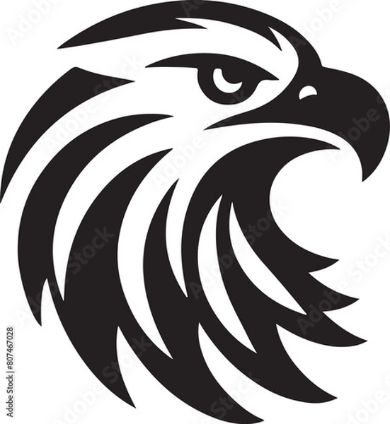 Obraz eagle head vector