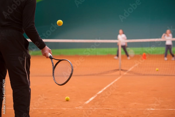 Obraz Tennis instructor