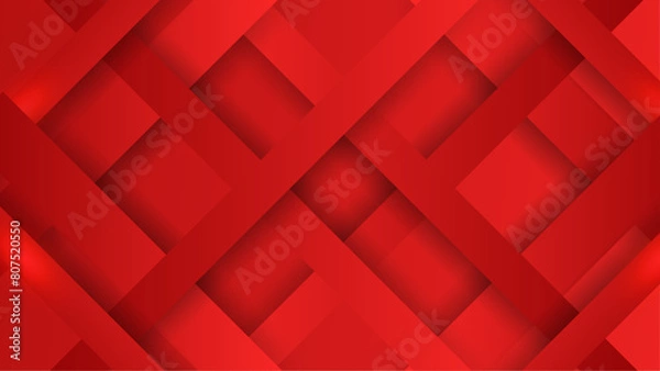 Obraz Gradient dynamic lines Dark Blue And Red background