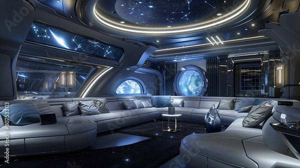 Fototapeta Cosmic Voyage Expedition