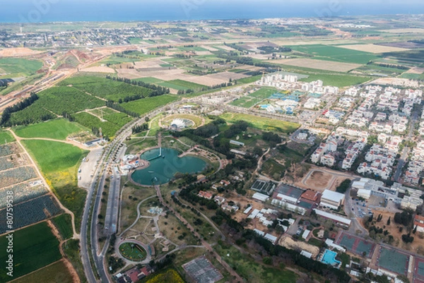 Obraz Ra'anana aerial view