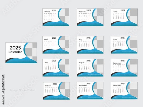 Obraz Creative Desk Calendar Design.