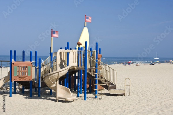 Obraz Playground equipment at Virginia Beach