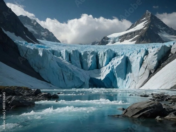 Obraz Glacier Generative AI