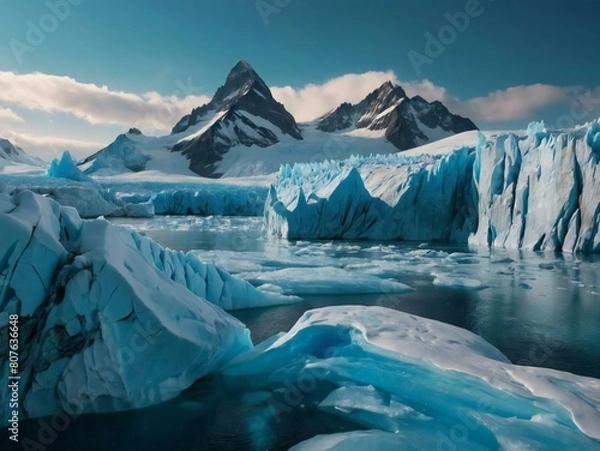 Obraz Glacier Generative AI