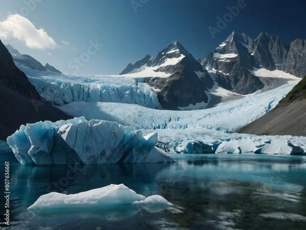 Obraz Glacier Generative AI