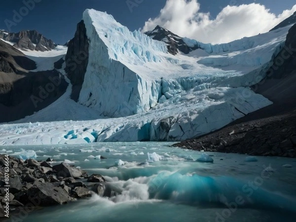 Obraz Glacier Generative AI