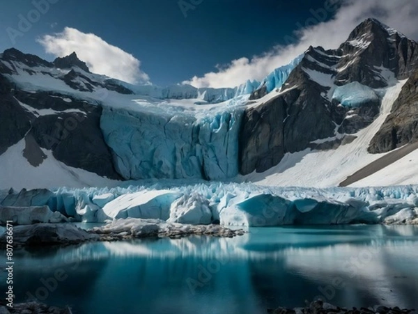 Obraz Glacier Generative AI