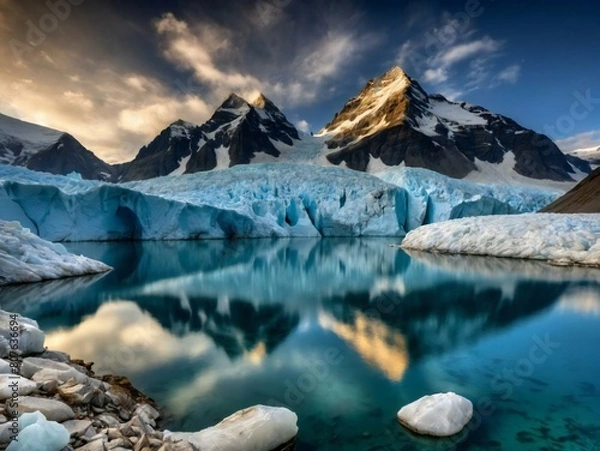 Obraz Glacier Generative AI
