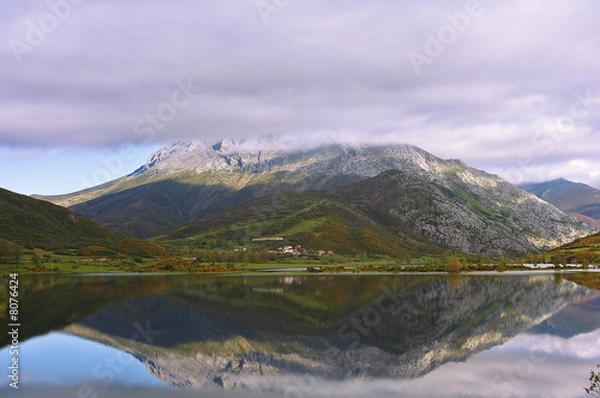 Obraz odbicie mętne