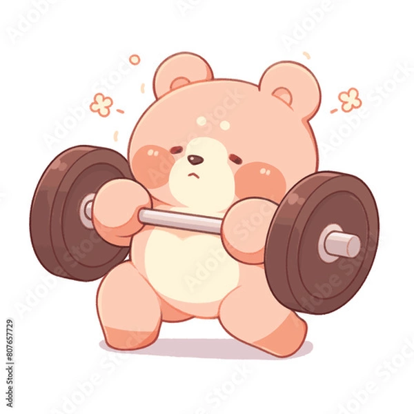 Obraz Bear exercising