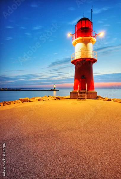 Obraz Hafen Entrance WarneMünde 3