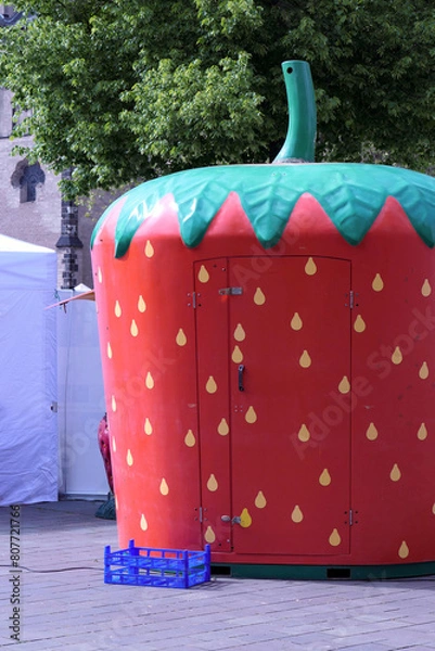 Obraz erdbeerstand