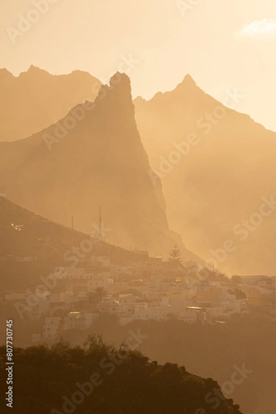 Obraz landscape with fog