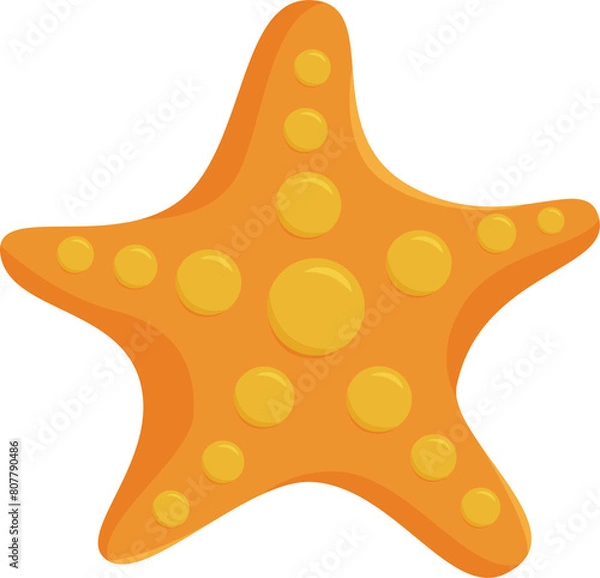Obraz starfish illustration design isolate