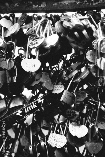 Obraz black and white background