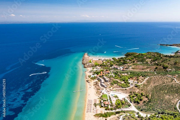 Obraz Aerial view of Vasilikos on the island of Zakynthos