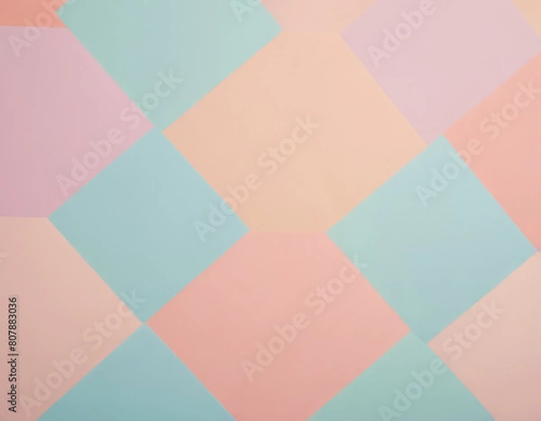 Fototapeta paper, blank, business, note, color, design, sticky, reminder, message, card, sign, office, yellow, notes, empty, colorful, orange, square, pink, memo, adhesive, list, backgrounds. Generative AI