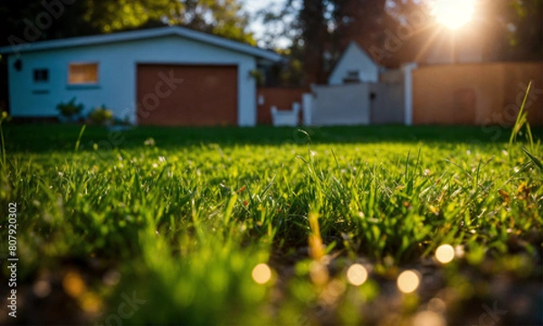 Obraz grass in the garden