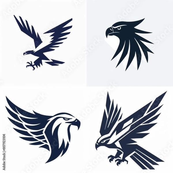Obraz Stylized eagle logo