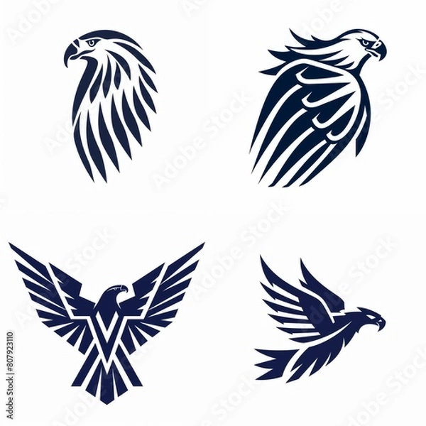 Obraz Stylized eagle logo