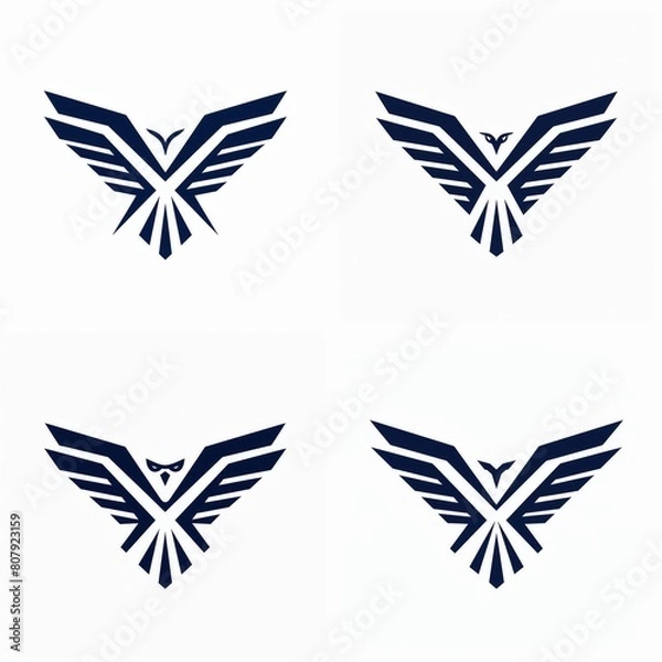 Obraz Stylized eagle logo