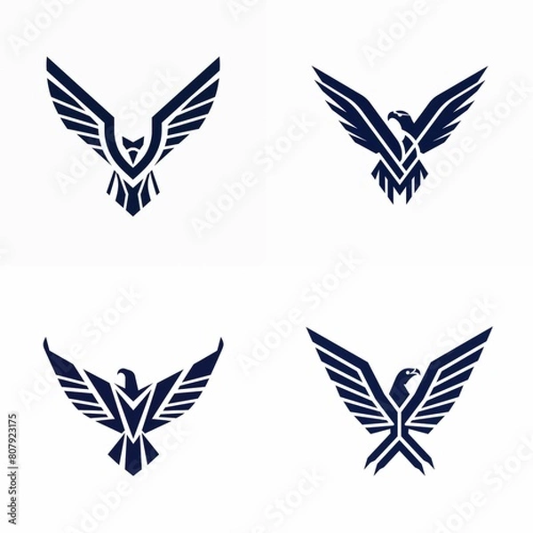 Obraz Stylized eagle logo