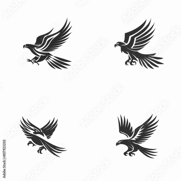 Obraz Stylized eagle logo