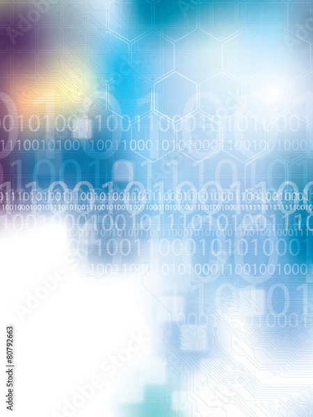 Fototapeta Abstract technology background