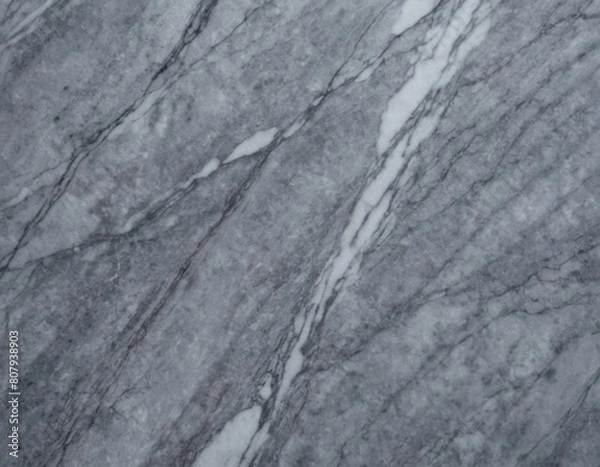 Obraz Grey Marble Texture. Generated AI