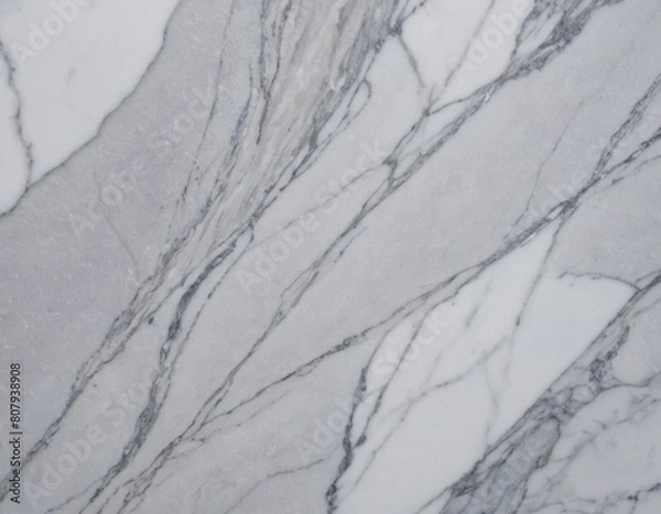 Obraz Grey Marble Texture. Generated AI