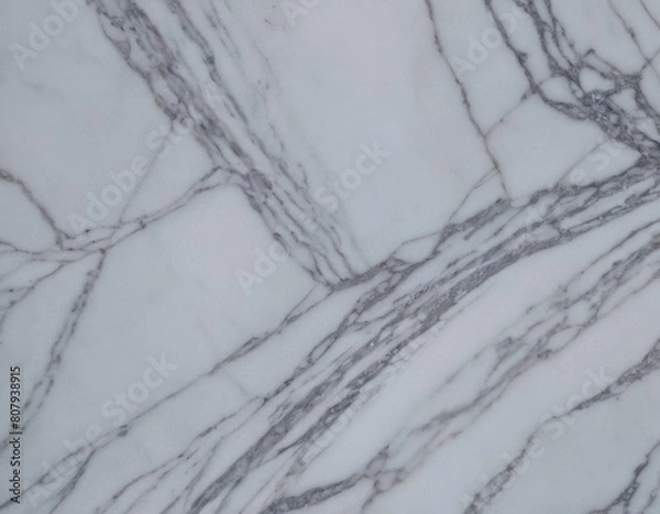 Obraz Grey Marble Texture. Generated AI