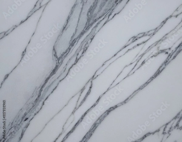 Obraz Grey Marble Texture. Generated AI