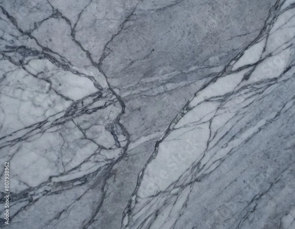 Obraz Grey Marble Texture. Generated AI