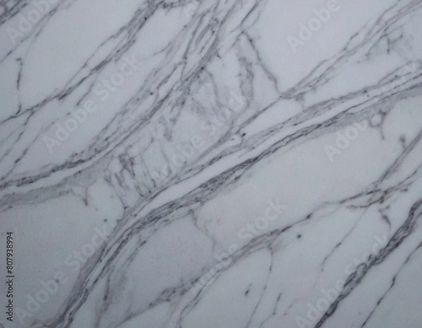 Obraz Grey Marble Texture. Generated AI